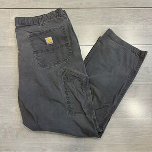 Carhartt Pants Mens 42x32 BN2291-M Rugged Flex Canvas Relaxed Fit Gray